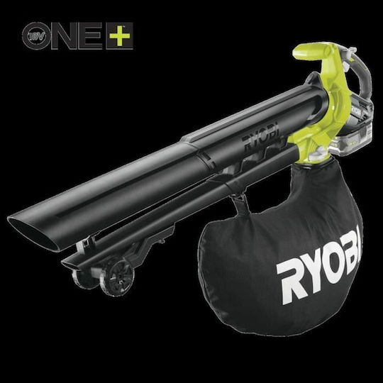 Ryobi OBV18 Φυσητήρας / Απορροφητήρας Χειρός Μπαταρίας 18V Solo με Μέγιστη Ταχύτητα Αέρα 200km/h