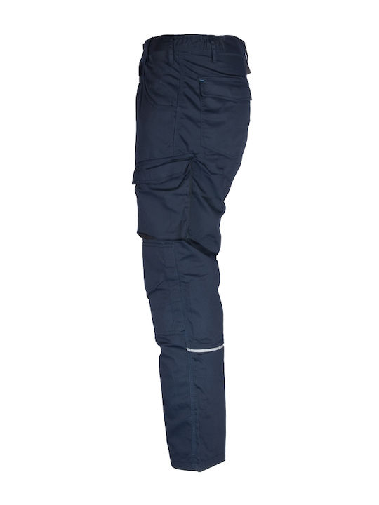 MRK Reflektierend Arbeitshose Blau
