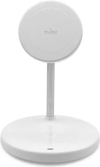 Puro Magsafe Charger 15W Whites (Mag Station)