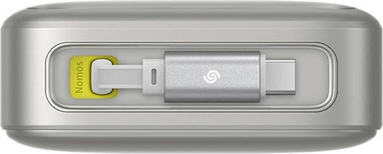 Baseus Free2Pull Power Bank 20000mAh 30W με Θύρα USB-C Γκρι