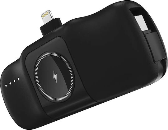 Wozinsky WF16-YLS Lightning Power Bank 5000mAh 15W с USB-C порт Черен