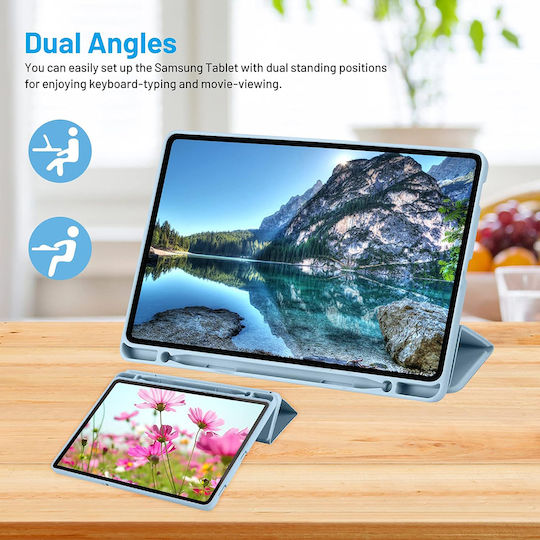 Techsuit Flip Cover Γαλάζια (Samsung Galaxy Tab S6 Lite (2020/2022/2024))