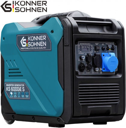 Könner & Söhnen Αθόρυβη Γεννήτρια Βαλιτσάκι Inverter Βενζίνης Τετράχρονη με Χειροκίνητη - Αυτόματη Μίζα