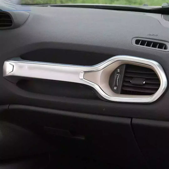 Griffabdeckung Beifahrer Jeep Renegade 2016-2022 – Silber Aif34
