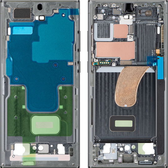 Samsung Μεσαίο Πλαίσιο Πράσινο για Galaxy S23 Ultra