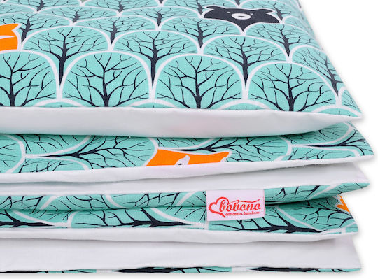 Bobono Set Kinderbettbezug Mint 90x120cm