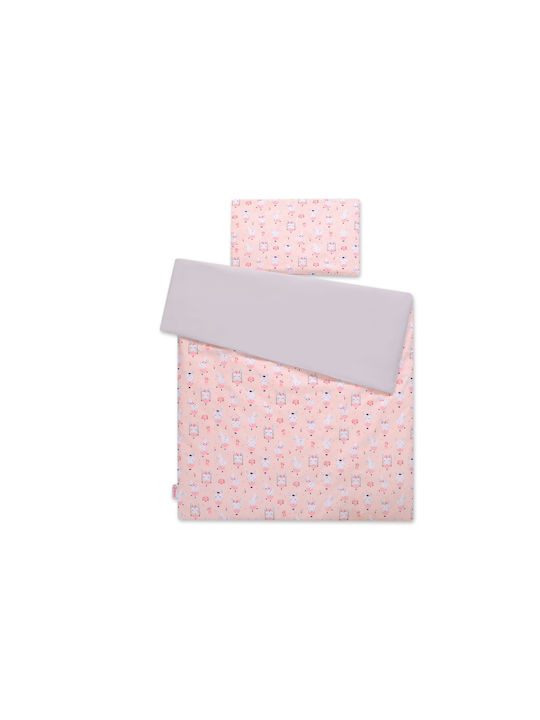 Bobono Conținut set Husă de pilotă pentru copii Roz 90x120cm
