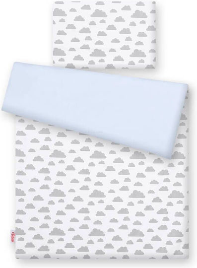 Bobono Kids Duvet Cover Gray, Blue 90x120cm