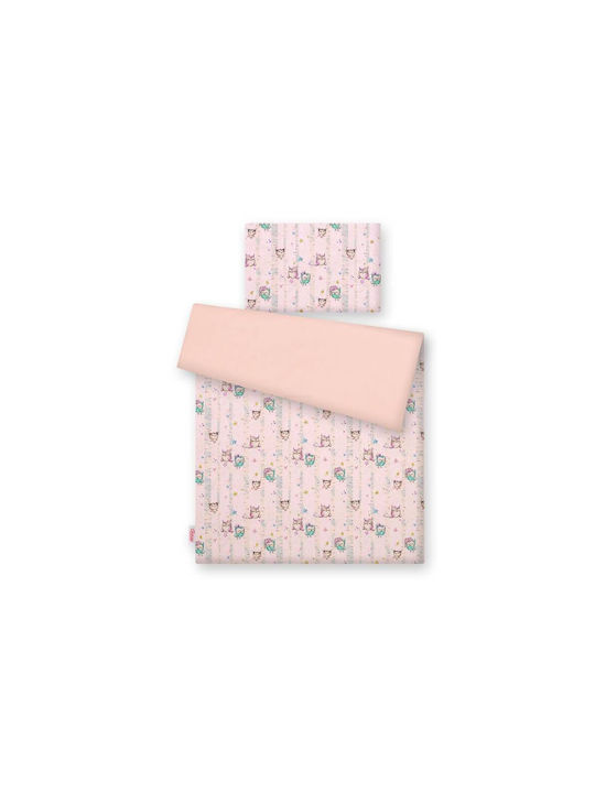 Bobono Παιδική Παπλωματοθήκη Powder Pink 90x120εκ.