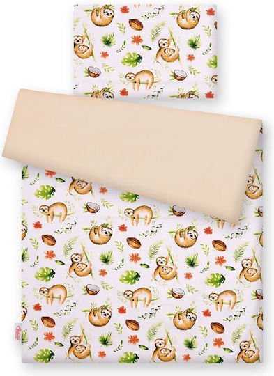 Bobono Kids Duvet Cover Single Beige 100εκ.