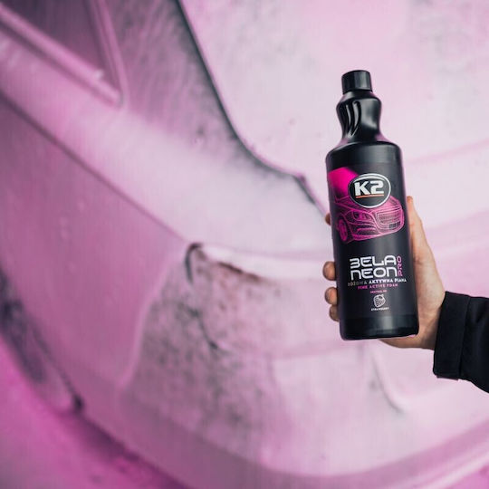K2 Șampon Auto Spumă Activă cu Aromă Căpșună 1lt