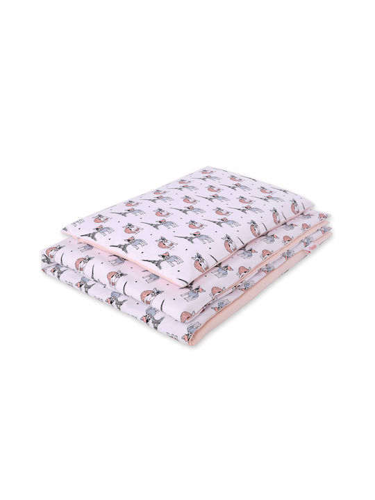 Bobono Set Kids Duvet Cover White 90x120cm