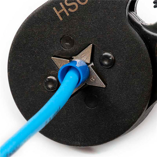 Latin Percussion Crimping Pliers Cross-Section Range 0.25 - 6mm² Length 612mm
