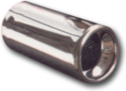 Americat Μπούκα Εξάτμισης Universal Πλακέ Λοξή 114x140x300mm