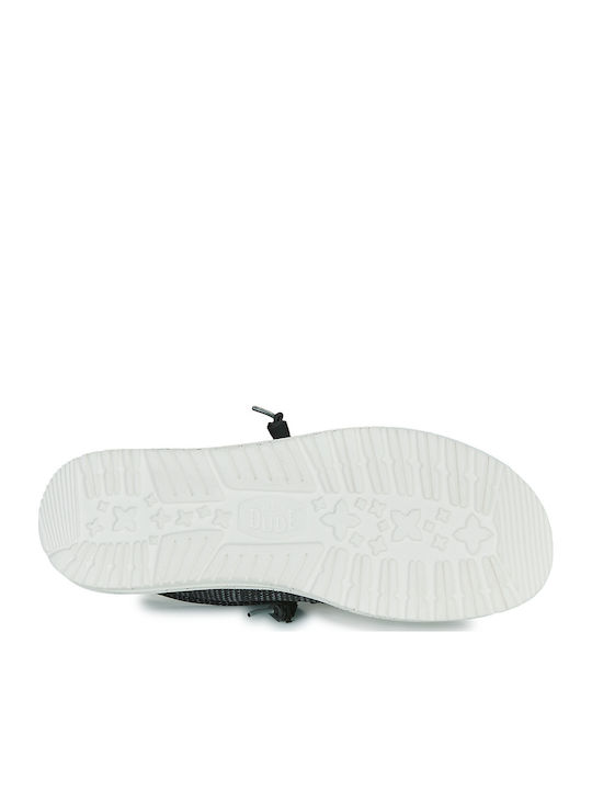 Wally Stretch Sox Ανδρικά Μοκασίνια σε Μαύρο Χρώμα