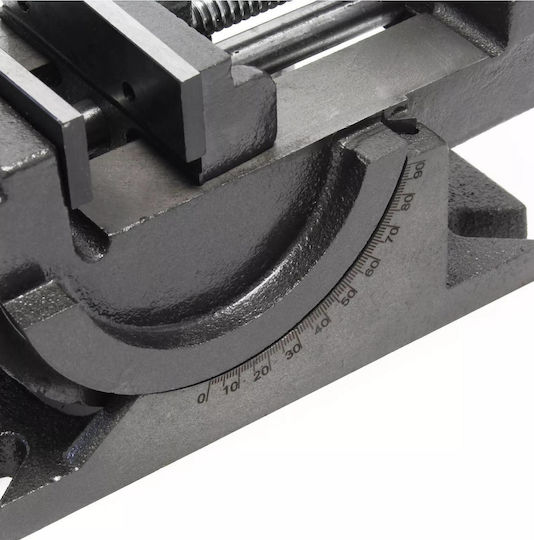 Unimac Rotating Vise for Milling Machine made of Steel with Maximum Opening 100mm