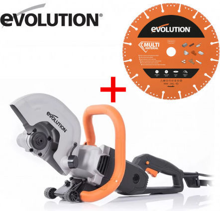 Evolution R230DCT Electric Cut Off Saw with Diameter 230mm and Speed 6000rpm 2kW