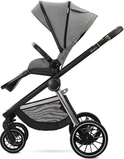 Lorelli Bianca Verstellbar 2 in 1 Baby Kinderwagen Geeignet für Neugeborene Grey