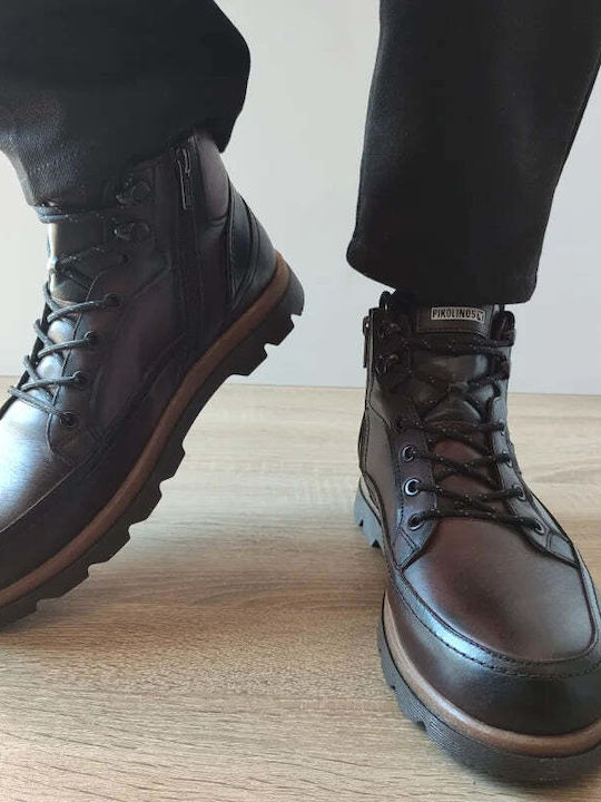 Leather Brown Men's Boots