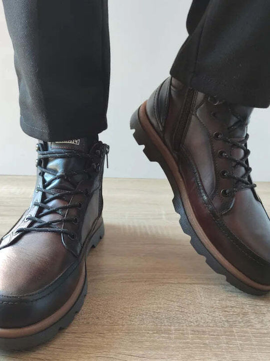 Leather Brown Men's Boots