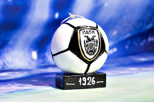 Κερί Παοκ Μπάλα Sm Βάση 9*6*10