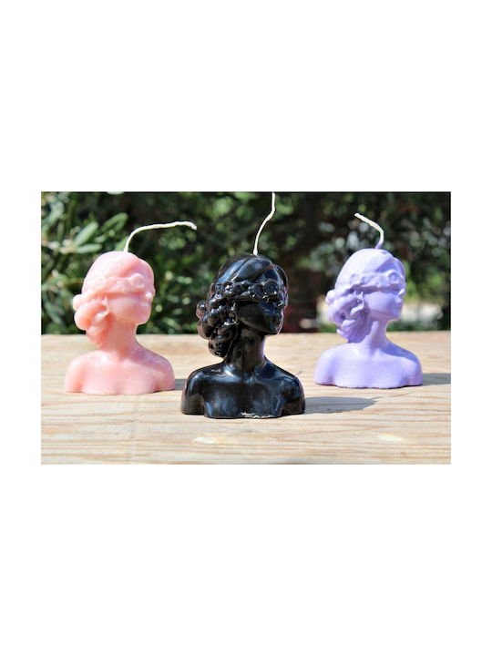 Wax Female Bust with Blindfold 9x6.8 cm