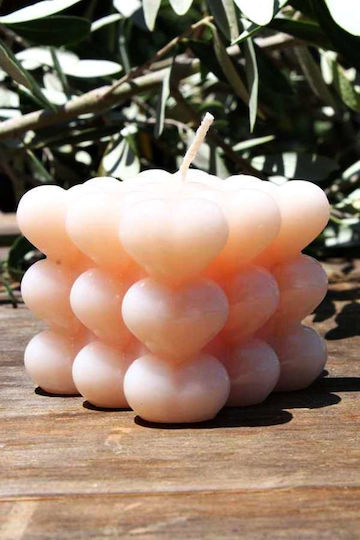 Wachs-Bubble-Herz 6 * 5,5 cm