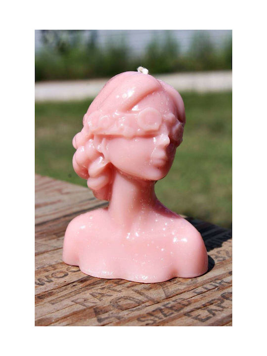 Wax Female Bust with Blindfold 9x6.8 cm