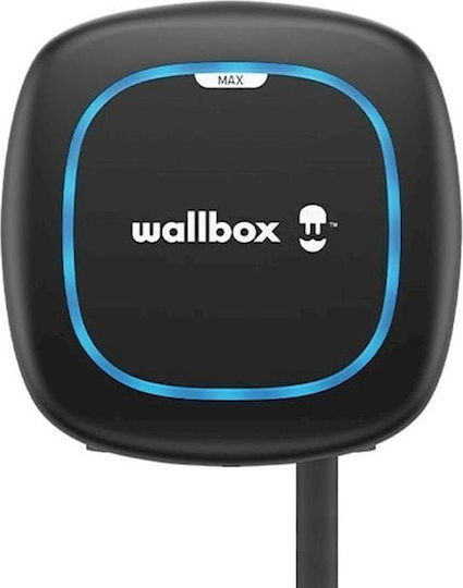 Wallbox Pulsar Max Wall Mounted Three-Phase Electric Car Charger 22kW with Built-in Cable 5m Type 2 (PLP2-0-2-4-9-002)