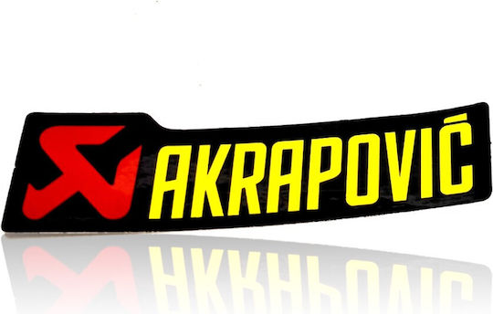 Akrapovic Διακοσμητικό Αυτοκόλλητο Heatproof 180x53mm