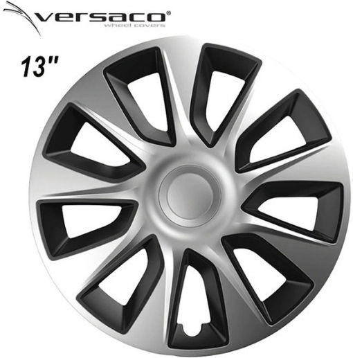 Versaco Auto Radkappen Set Stratos 4Stück 13" Silber