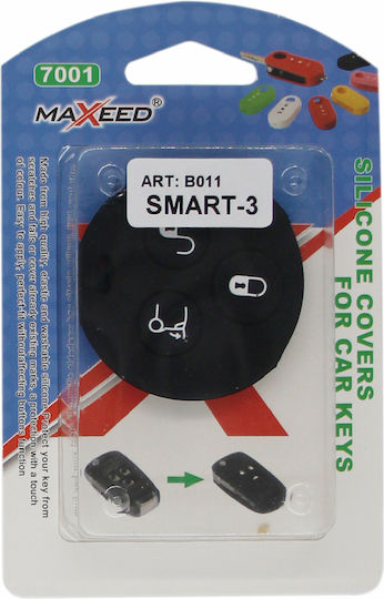 Θήκη Κλειδιού Type-3 από Σιλικόνη με 3 κουμπιά για Smart