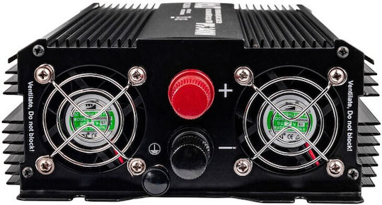 Volt Polska Inverter Αυτοκινήτου Τροποποιημένου Ημιτόνου 3400W για Μετατροπή 12V DC σε 230V AC