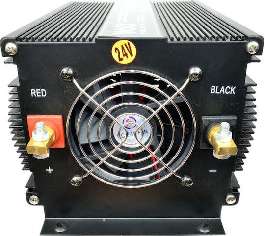 Volt Inverter Αυτοκινήτου Τροποποιημένου Ημιτόνου 2000W για Μετατροπή 12V DC σε 230V AC