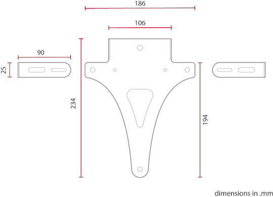 Moto Discovery Foldable Motorcycle License Plate Holder