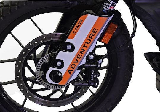 C-Racer Protecții ax furcă motocicletă KTM 390 Aventură Alb