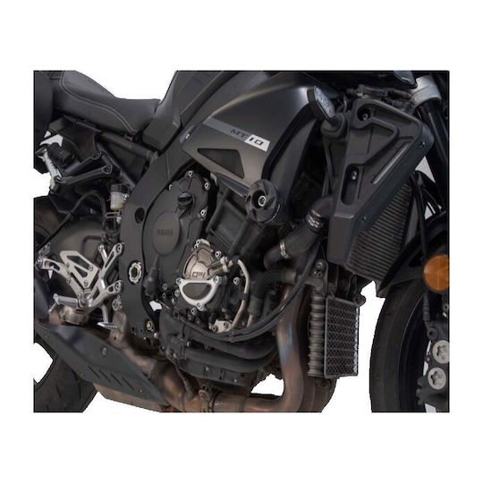 SW-Motech Протектор за капак на двигател на мотоциклет Yamaha MT-10 Сребрист