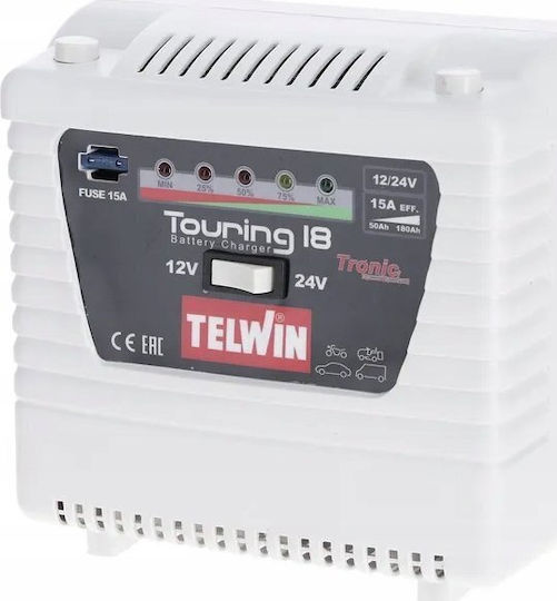 Telwin Touring 18 Car Battery Charger 12/24V 12/24V