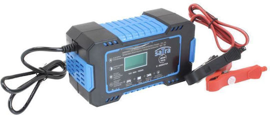 Satra Φορτιστής Μπαταρίας Αυτοκινήτου 12/24V 8A/4A