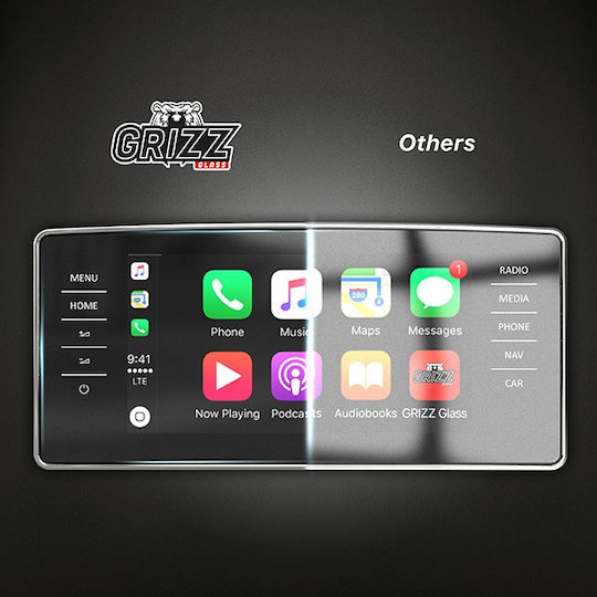 GrizzGlass Matte Screen Protector for Volkswagen Up for Seat Tarraco 2020
