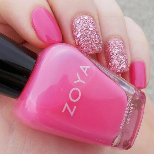Zoya Glossy Long Lasting Quick Dry Pink Nail Polish 15ml