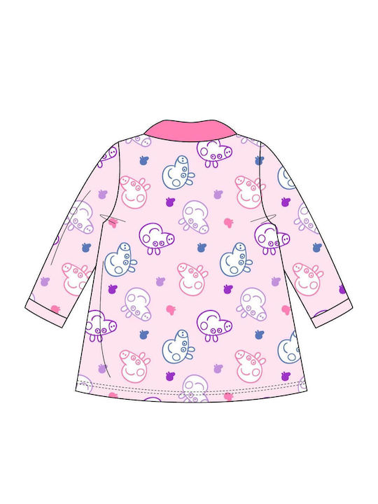 Peppa Pig Παιδική Ρόμπα Χειμωνιάτικη Fleece Ροζ