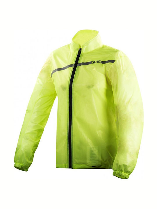 LS2 Commuter H-Vis Мъжко Мото Дъждовно Яке Жълт Цвят