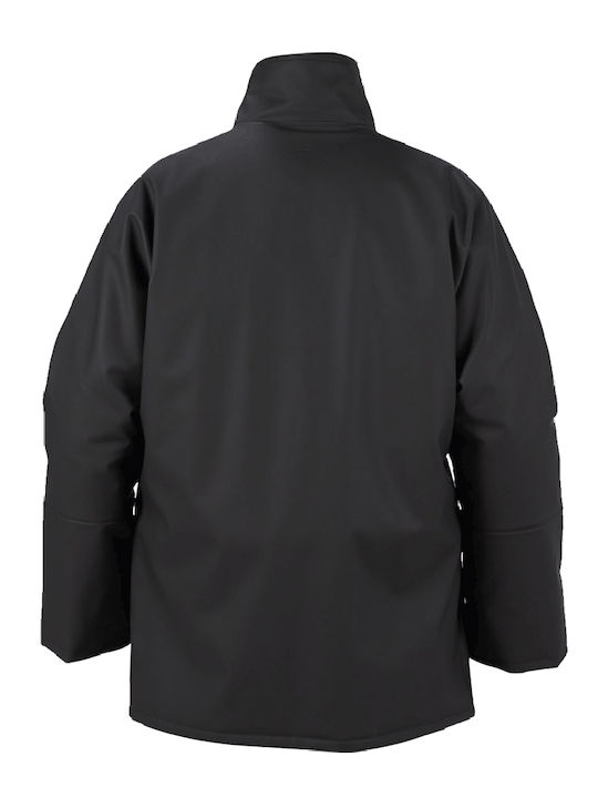Anorak Ανδρικό Αδιάβροχο Μπουφάν Μηχανής Μαύρο Χρώμα
