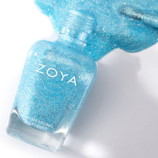 Zoya Holographic Βερνίκι Νυχιών Μακράς Διαρκείας Quick Dry Γαλάζιο 15ml
