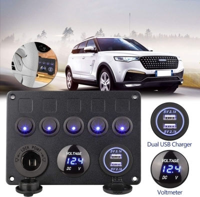 Car Voltmeter Boat Switch with Panels