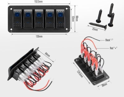 Boat Switch with Panels
