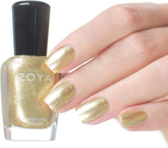 Zoya Gloss Nail Polish Long Lasting Quick Dry Gold Ziv 15ml