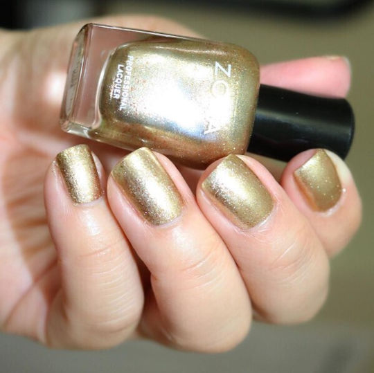 Zoya Gloss Nail Polish Long Lasting Quick Dry Gold Ziv 15ml