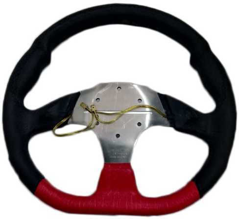 Simoni Racing Autolenkrad Χ2 Competition Leder Drei-Speichen Rot/Schwarz